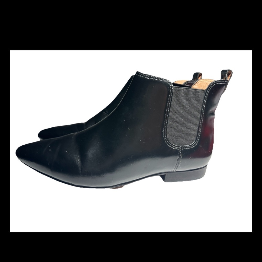 MADEWELL Women’s Black Leather NICO Ankle Boots Sz 7.5